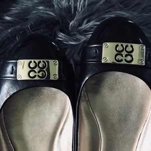 Lady’s flat cute leather Coach shoe